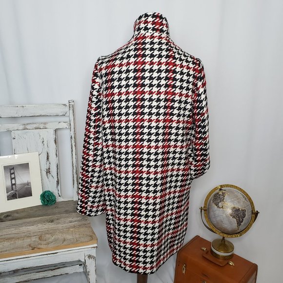 White/Black/Red Wallis Peacoat - Sz 4 (EUC) - Picture 6 of 12